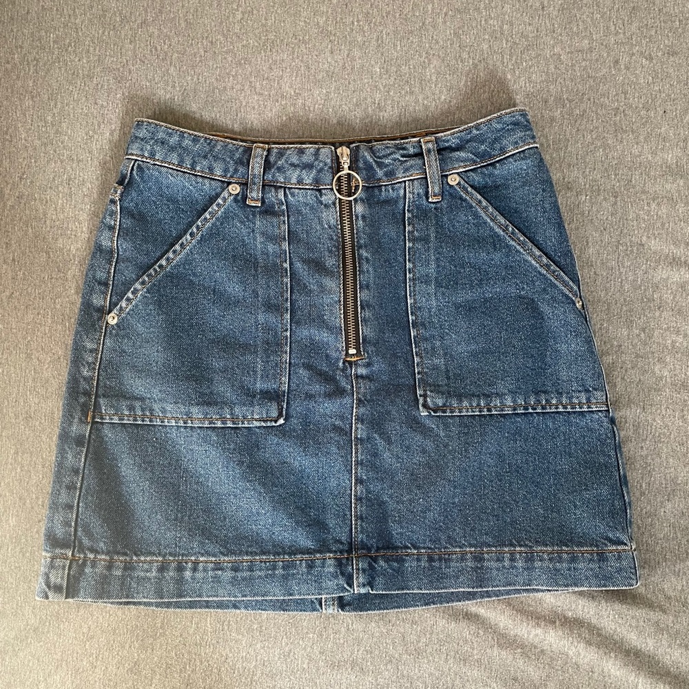 Topshop Denim Skirt